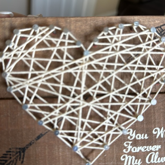 NWOT "You Will Forever Be My Always" Wood Box Sign - Picture 8 of 11